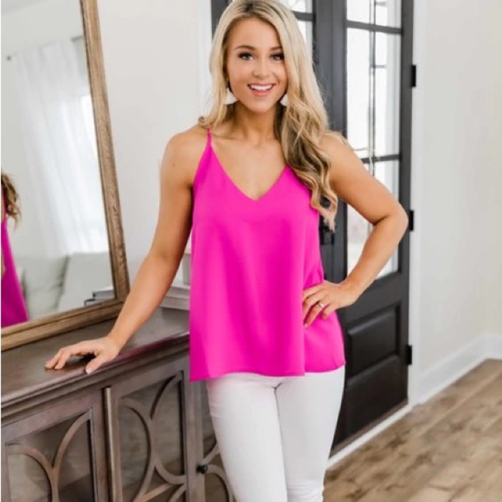 It’s Up to You and Me Magenta Tank